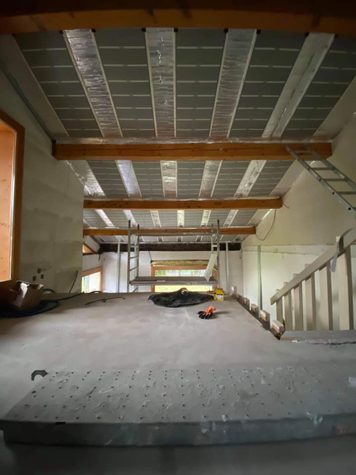 panneau chauffant plafond tendu plafond platre